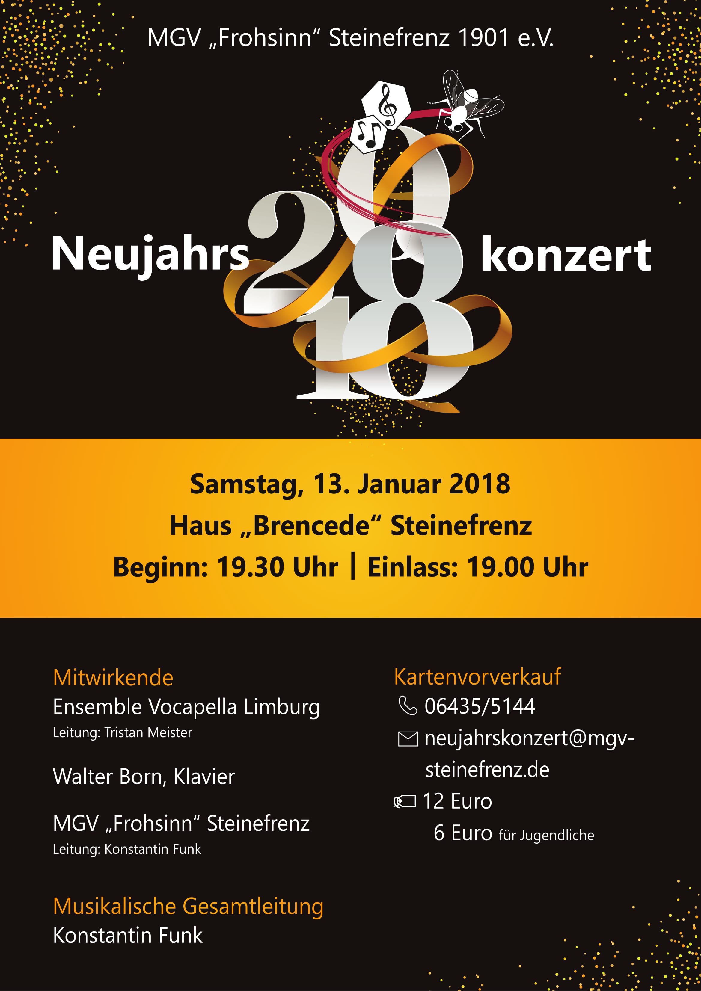 Konzerte Zum Jahresbeginn In Steinefrenz Und Dehrn Ensemble Vocapella Limburg